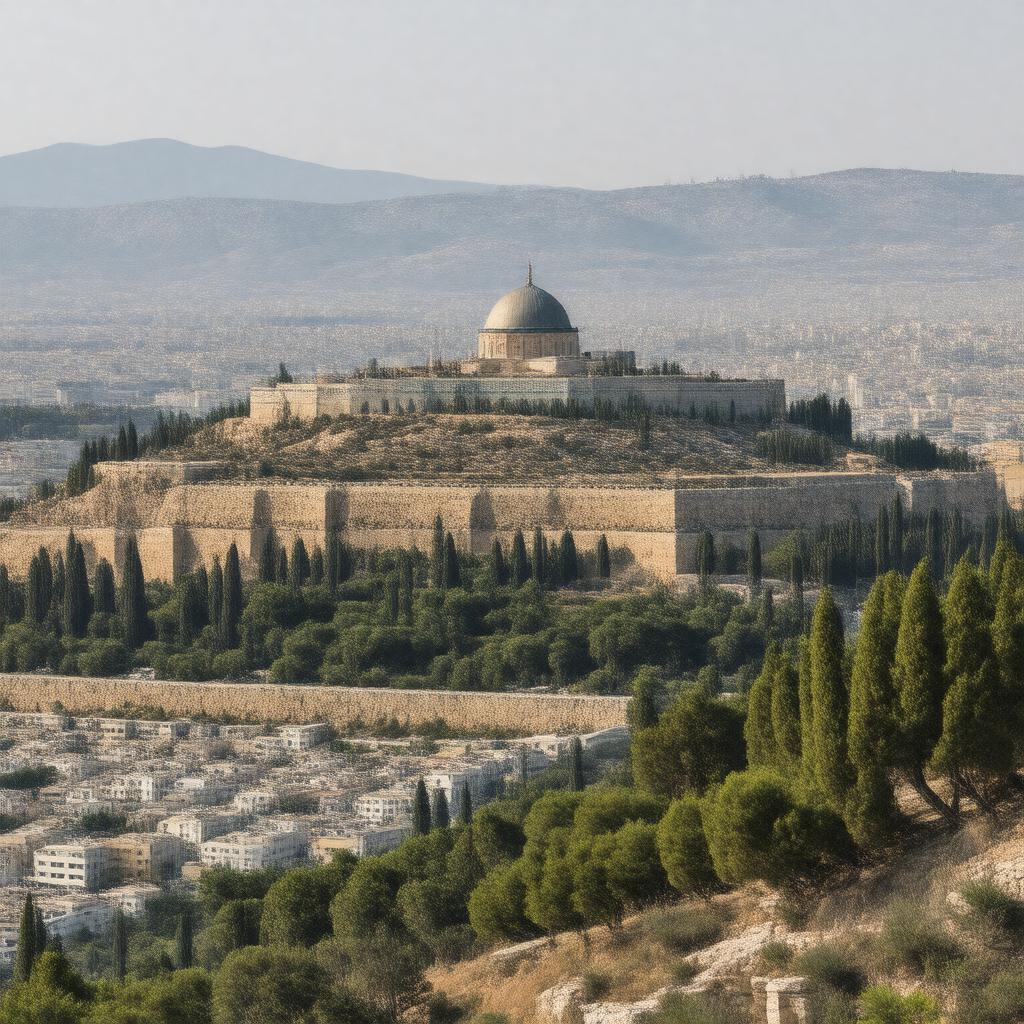 AI-created image of Mount of Olives