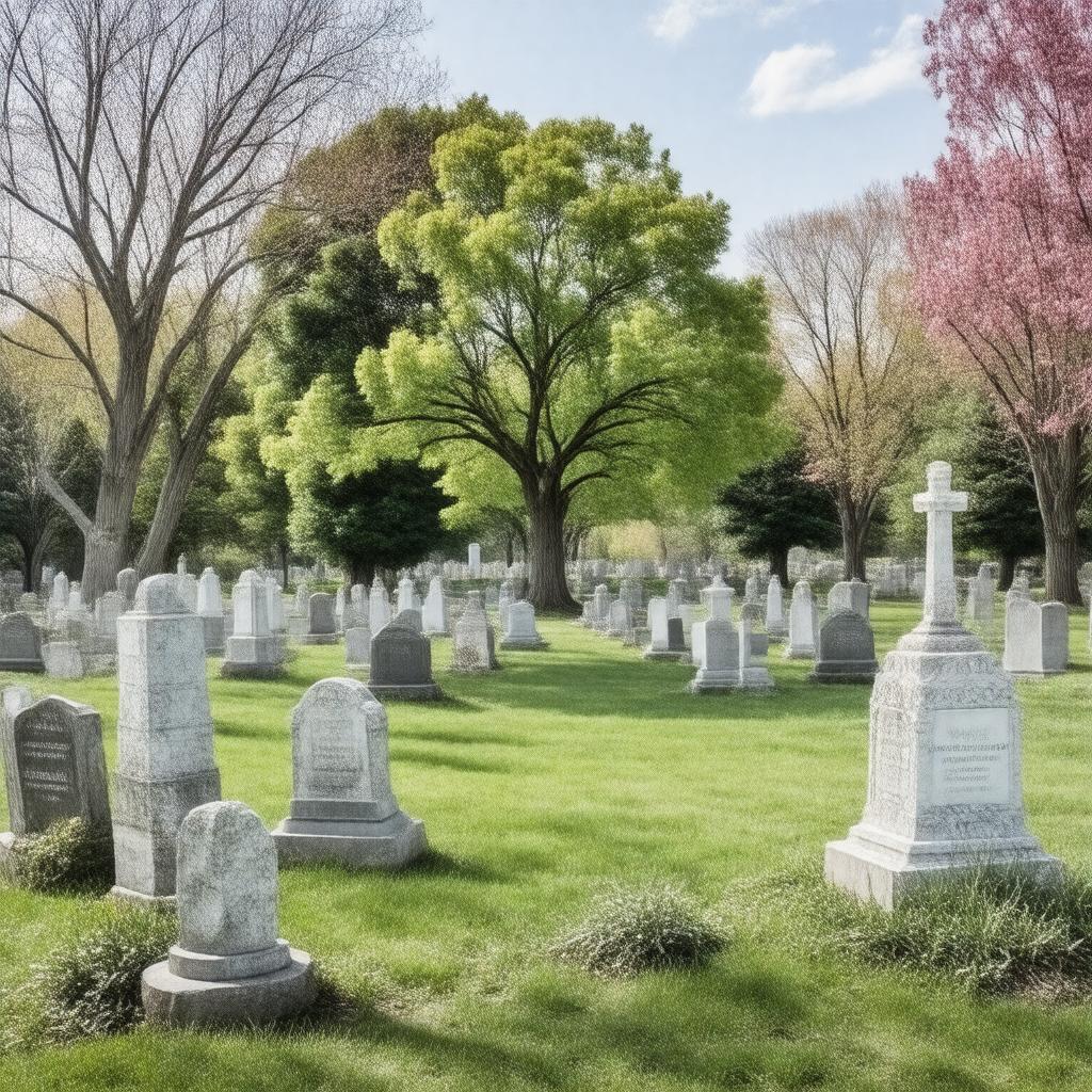 Click to view larger image AI-created image of Mountain Grove Cemetery, Bridgeport, Connecticut