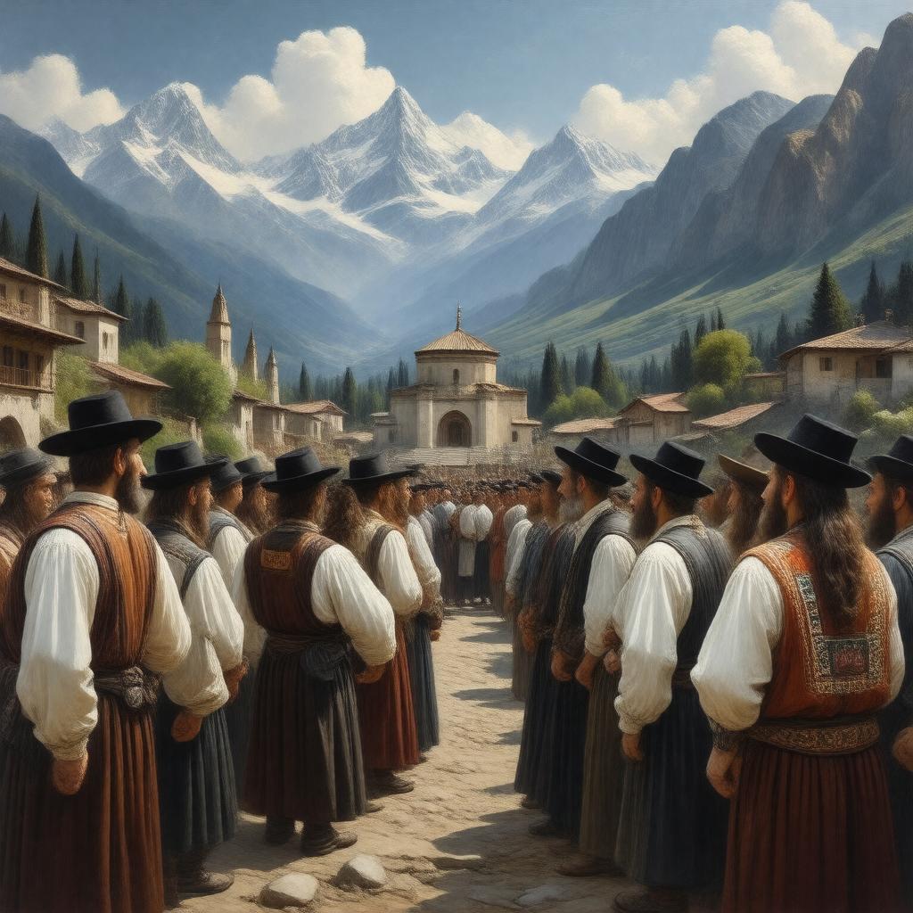 AI-created image of Mountain Jews