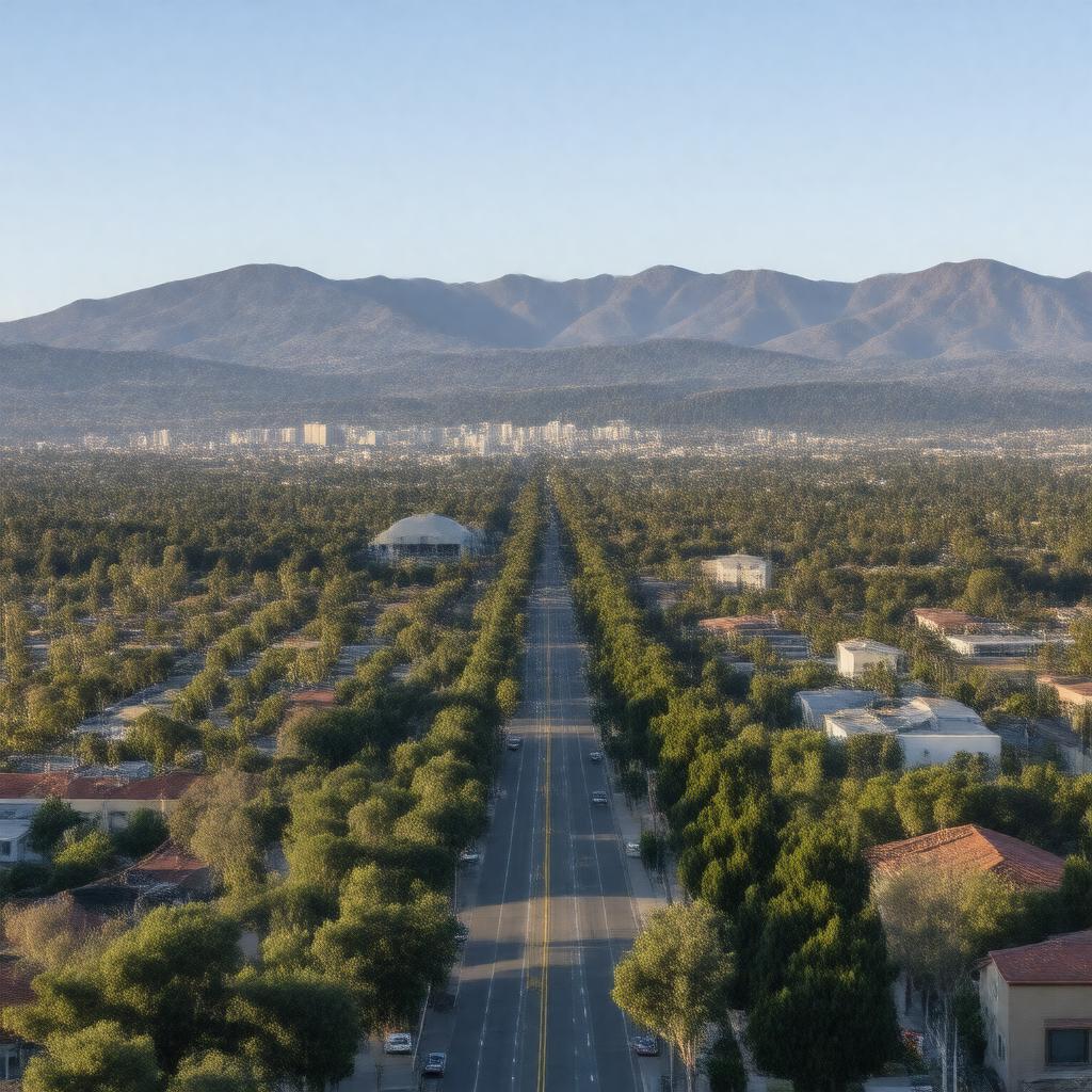 AI-created image of Mountain View, California, United States