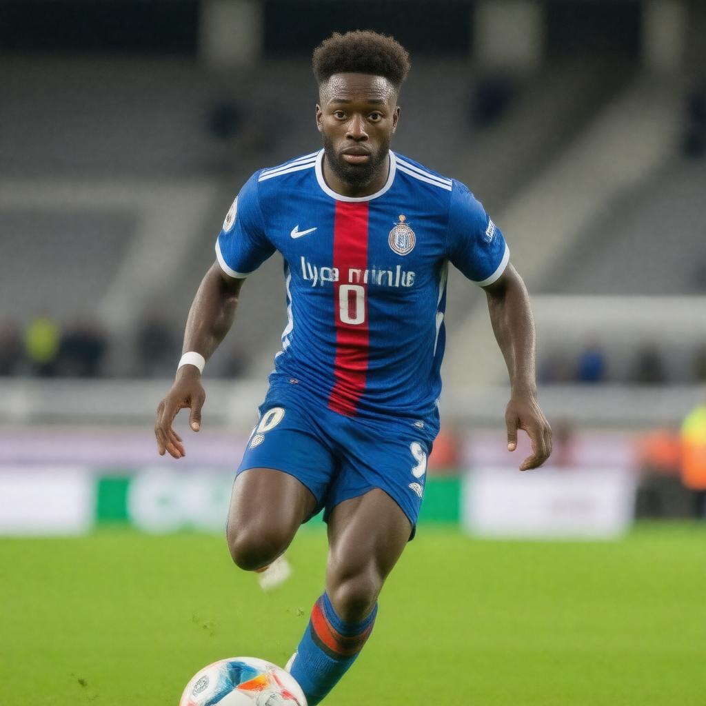 AI-created image of Moussa Dembélé