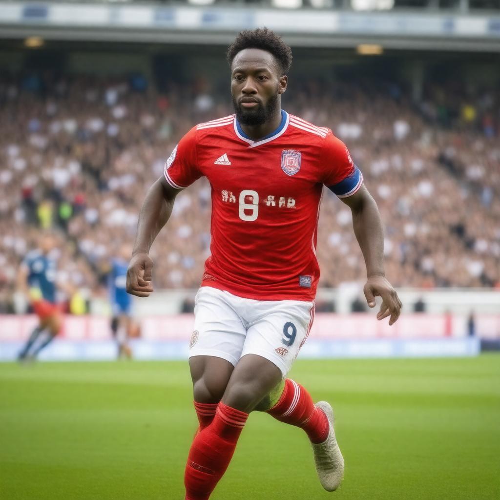 AI-created image of Moussa Dembele
