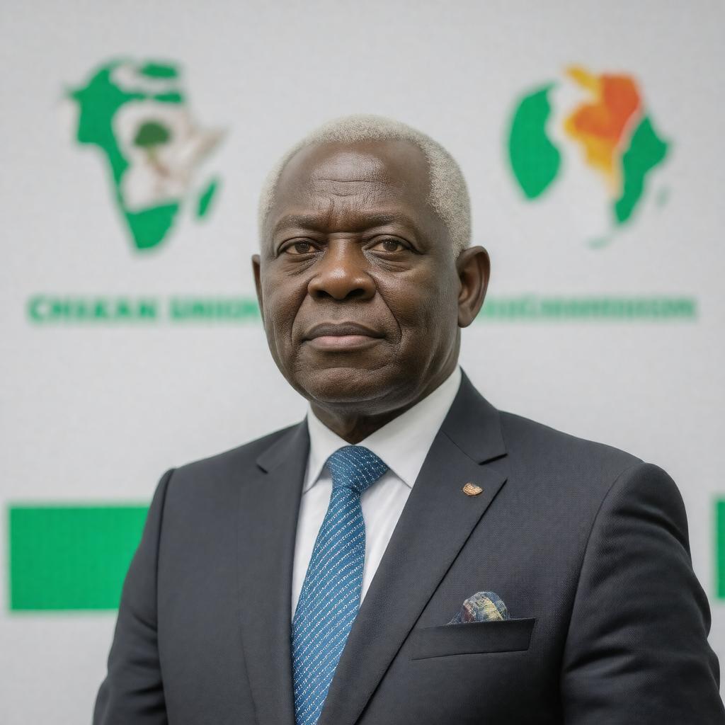 Click to view larger image AI-created image of Moussa Faki Mahamat