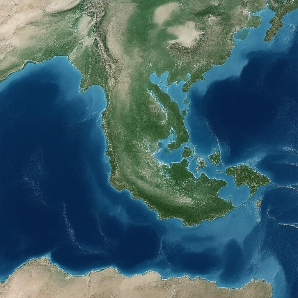 AI-created image of Mozambique Channel