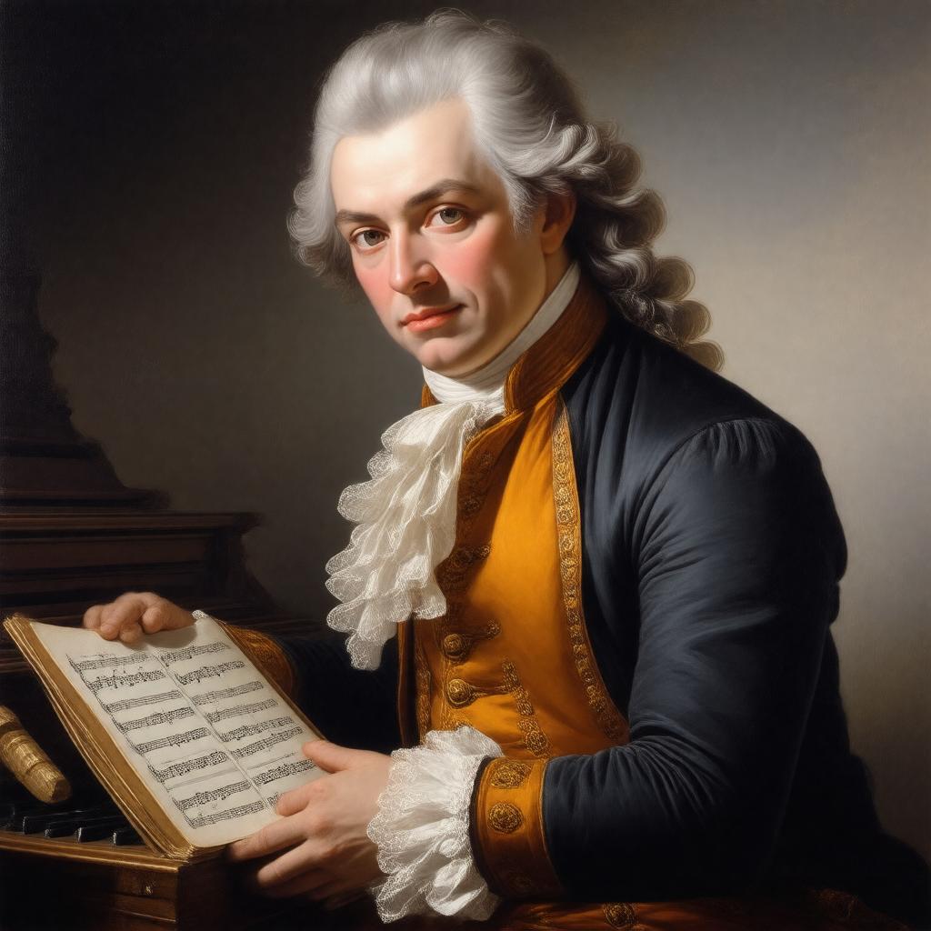 AI-created image of Mozart