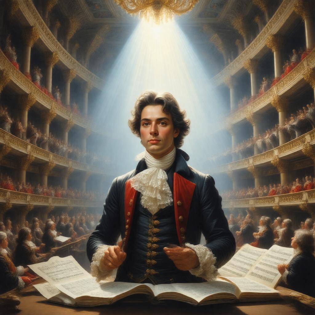 Click to view larger image AI-created image of Mozart! (musical)