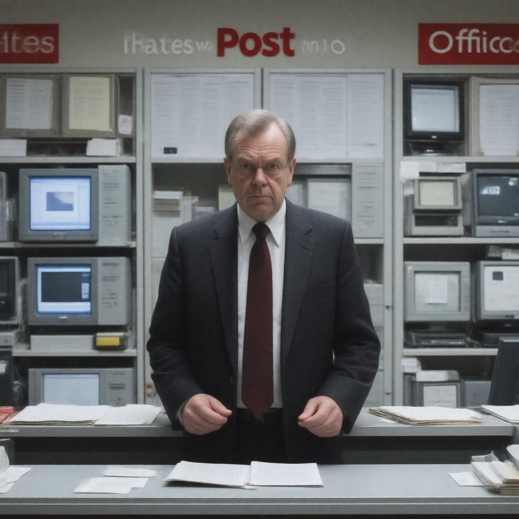 AI-created image of Mr. Bates vs The Post Office