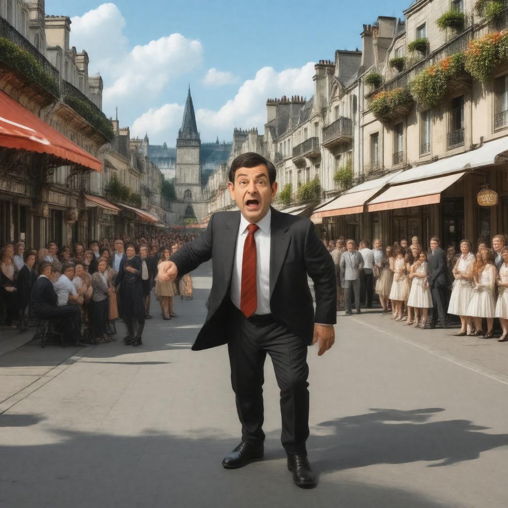 AI-created image of Mr. Bean's Holiday