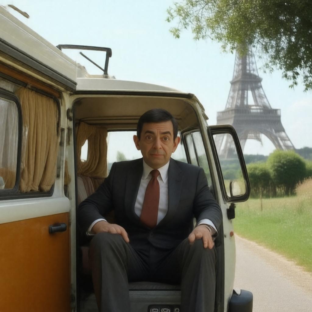 AI-created image of Mr. Bean's Holiday (2007 film)