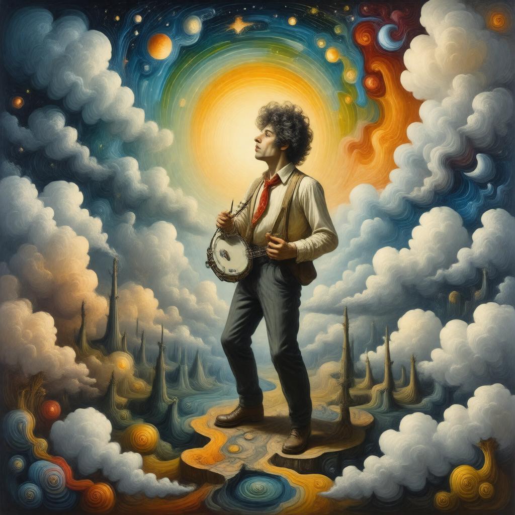 AI-created image of Mr. Tambourine Man