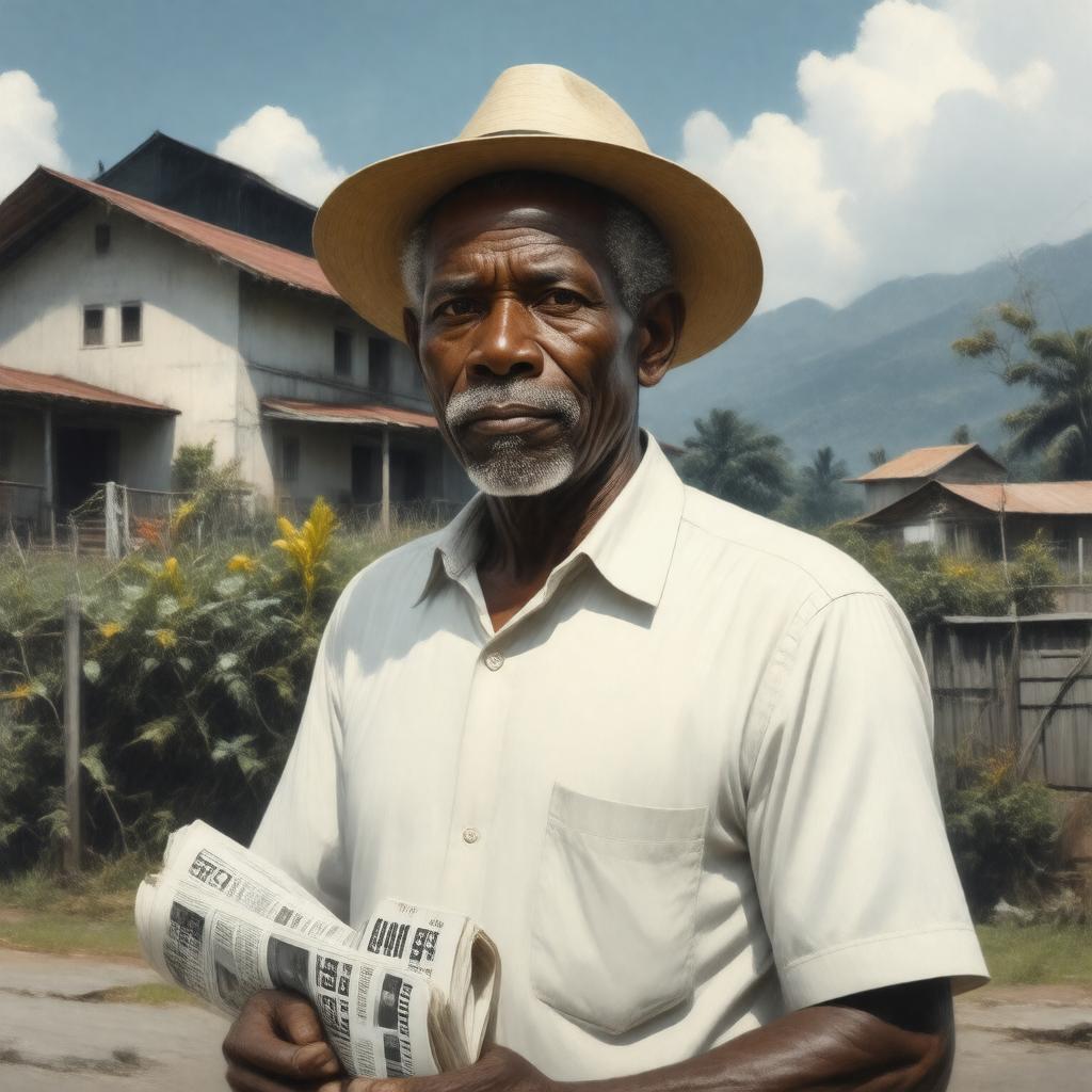 AI-created image of Mr Mohun Biswas