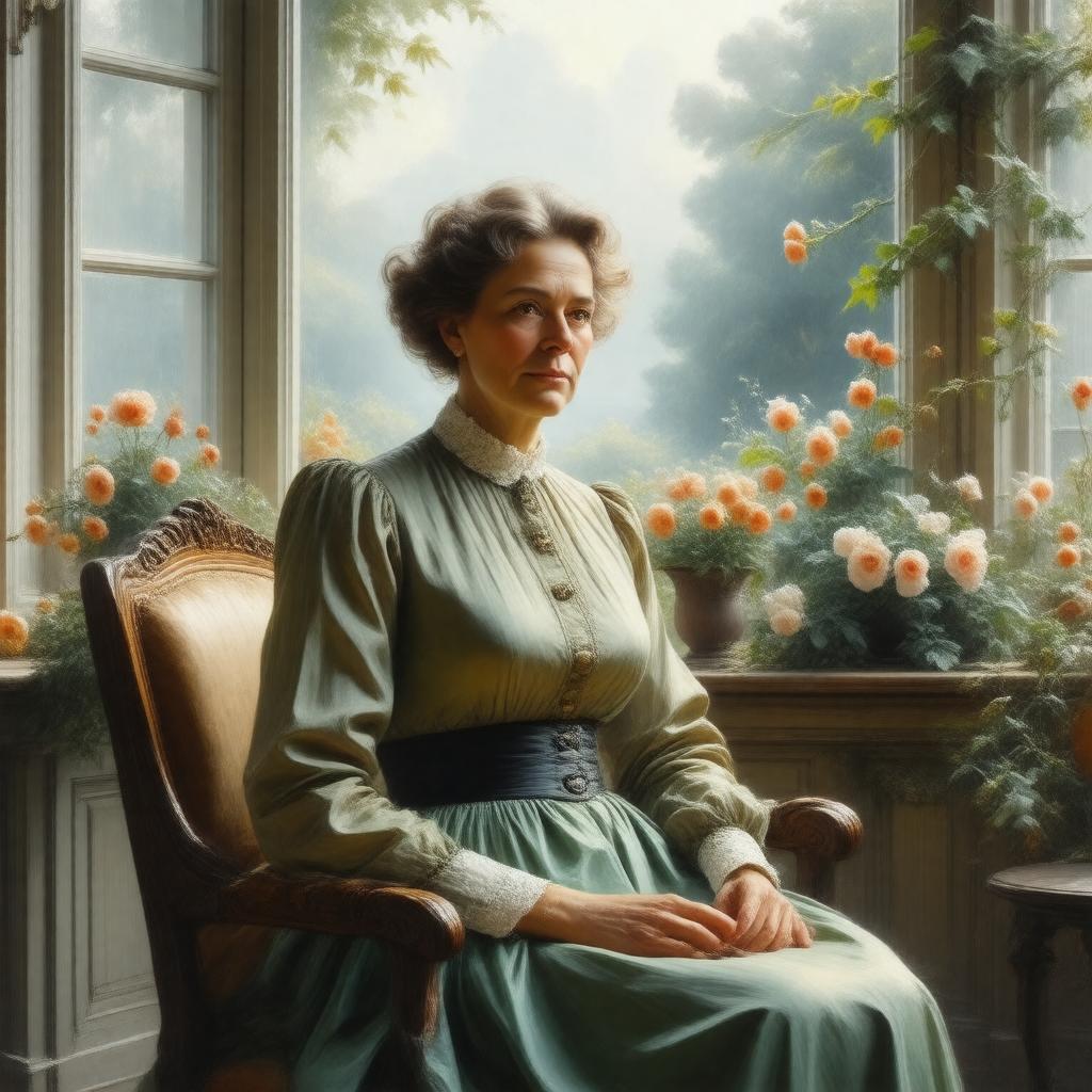 AI-created image of Mrs. Emerson