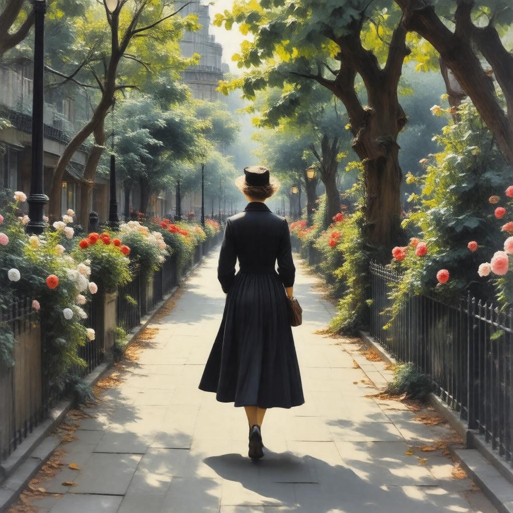 Click to view larger image AI-created image of Mrs Dalloway