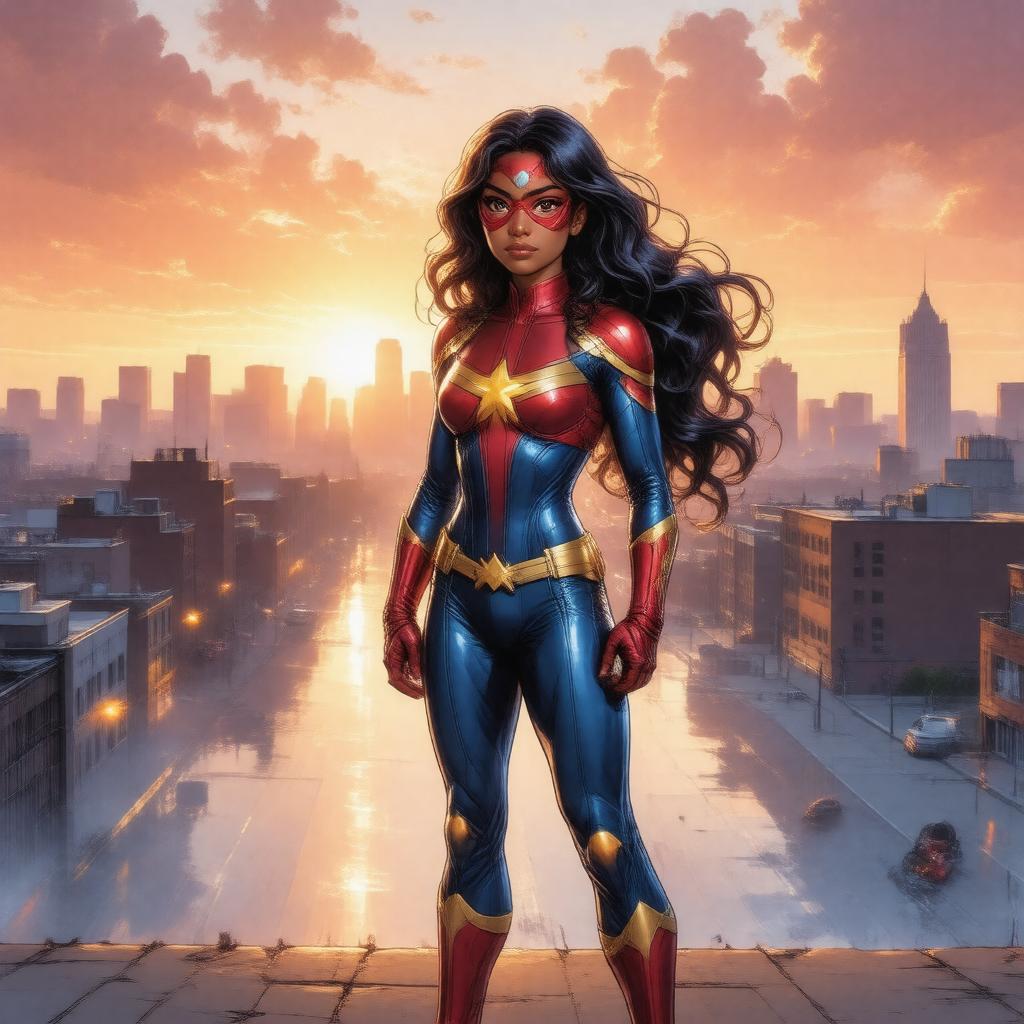 AI-created image of Ms. Marvel