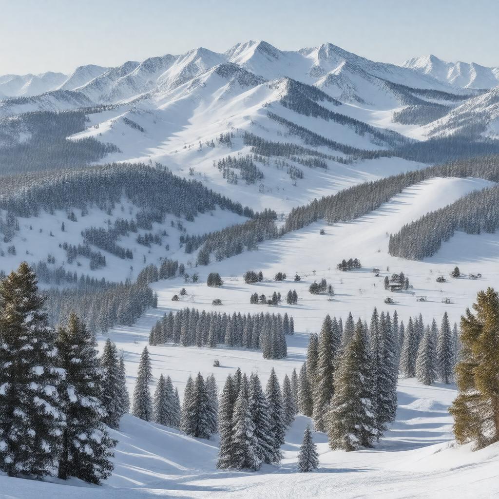 Click to view larger image AI-created image of Mt. Rose Ski Tahoe