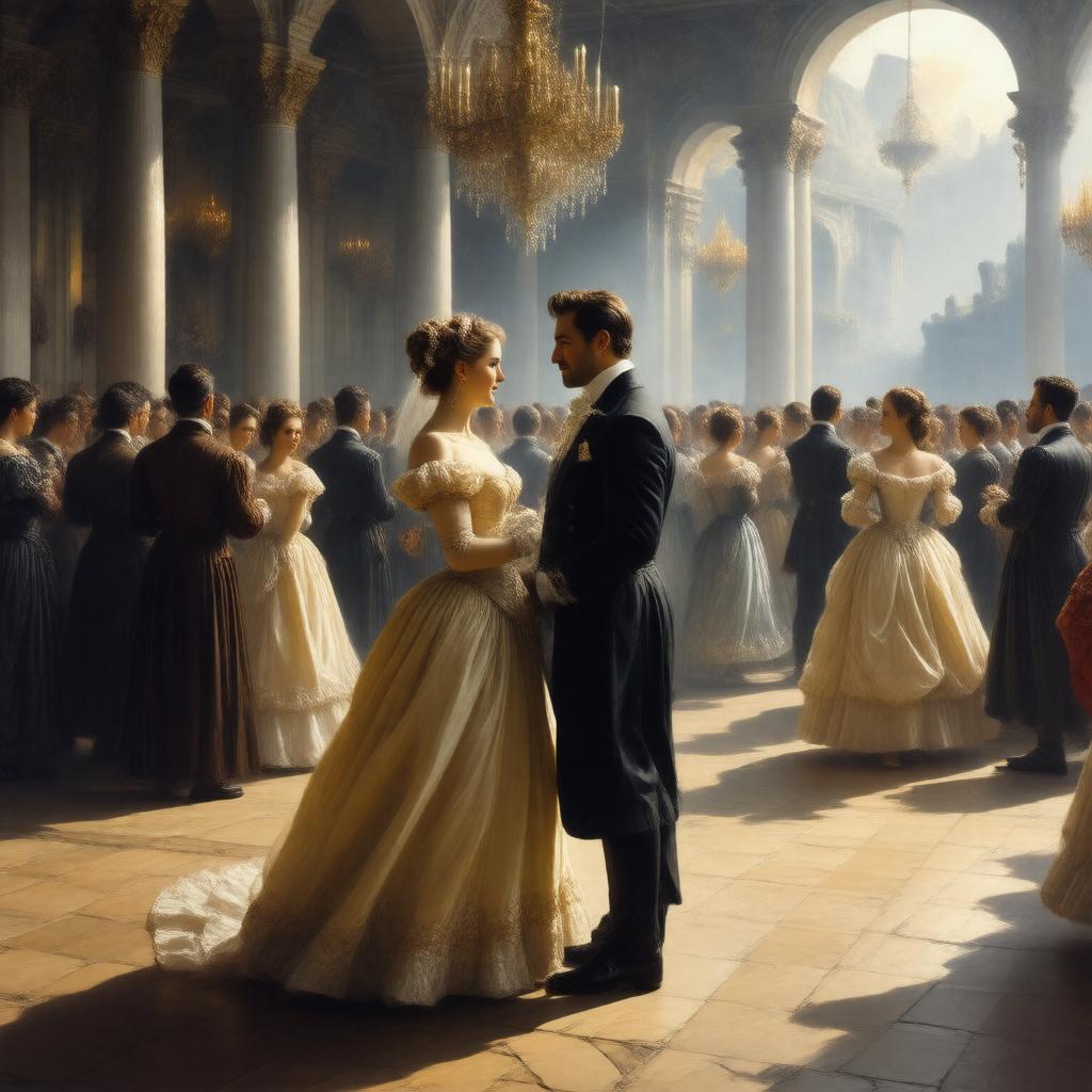 AI-created image of Much Ado About Nothing (1993 film)