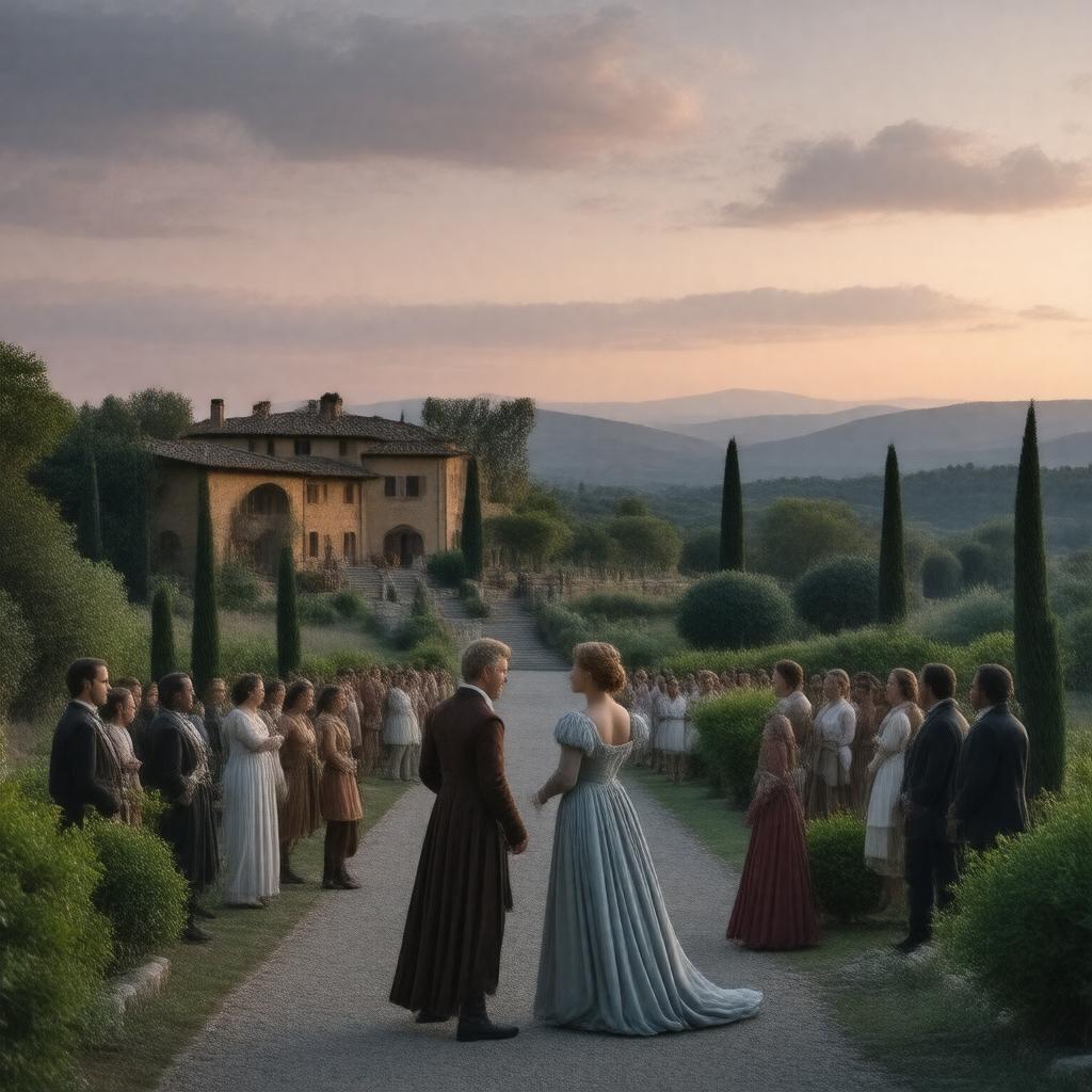 AI-created image of Much Ado About Nothing (film)