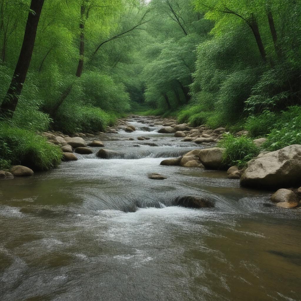 AI-created image of Mud Creek