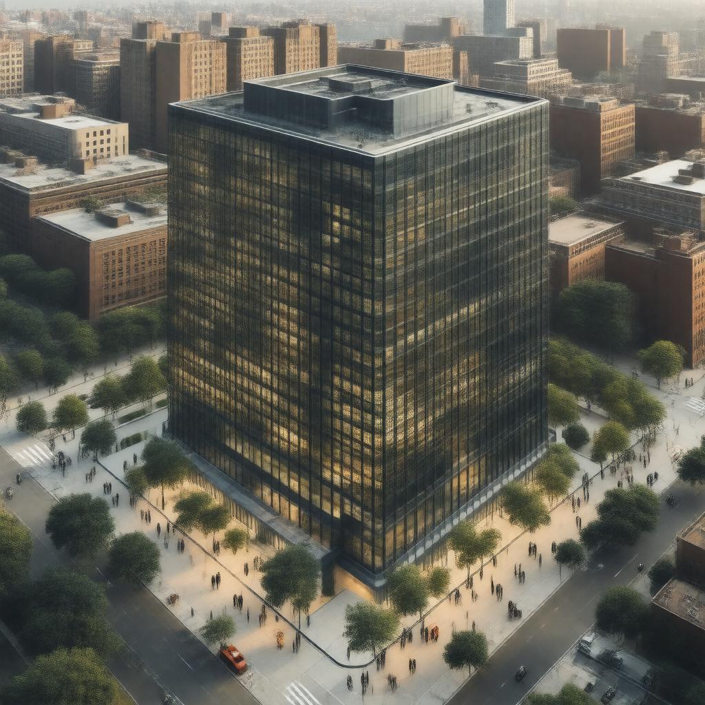 AI-created image of Mudd Building