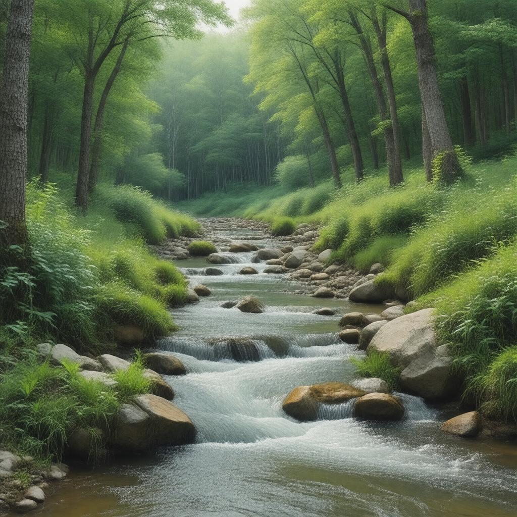 AI-created image of Muddy Creek