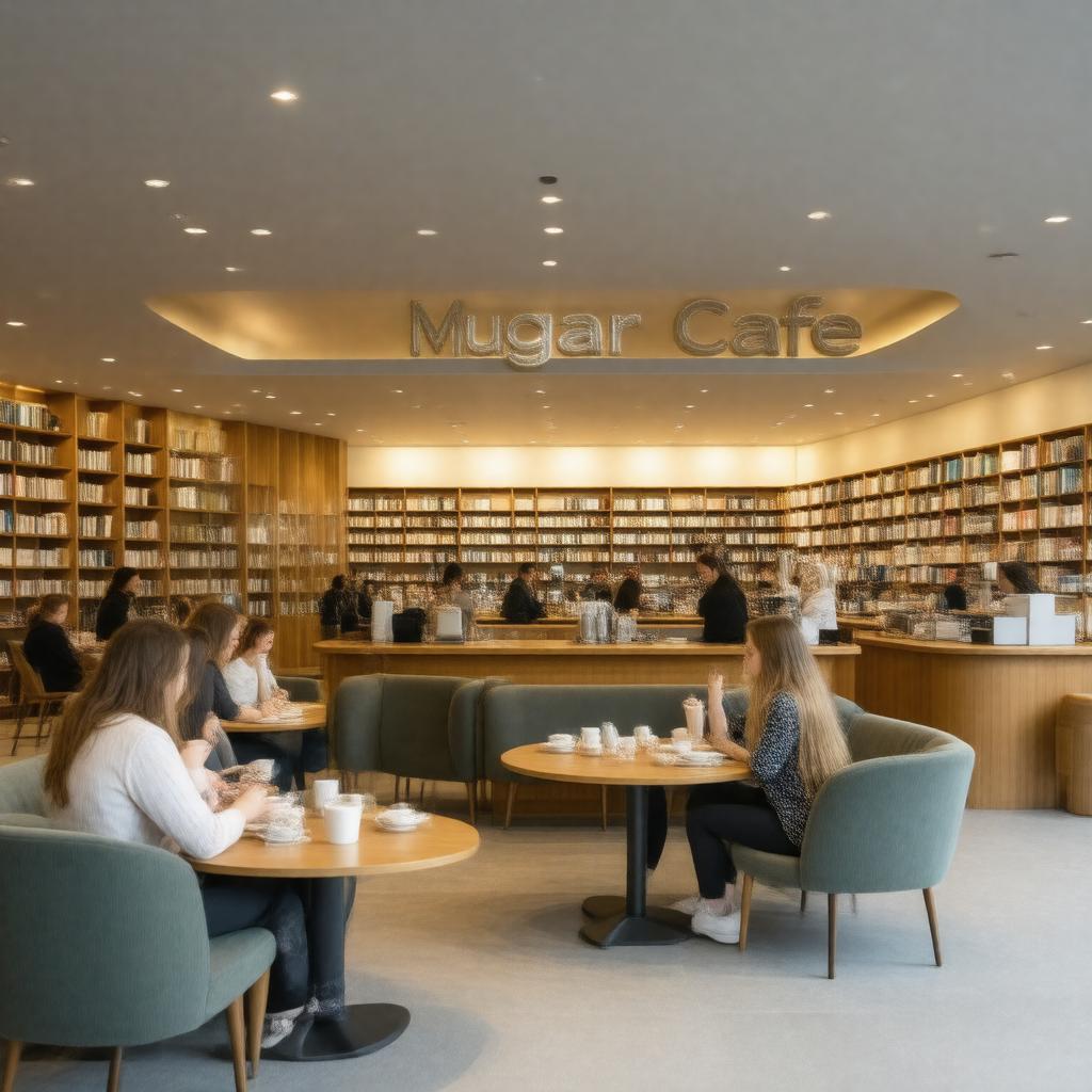 AI-created image of Mugar Café