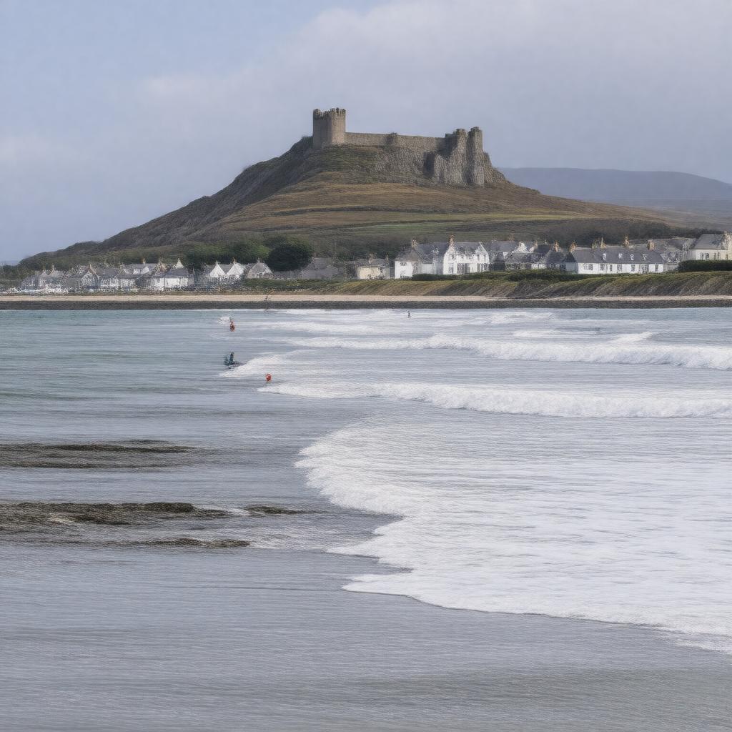 AI-created image of Mullaghmore, County Sligo, Ireland