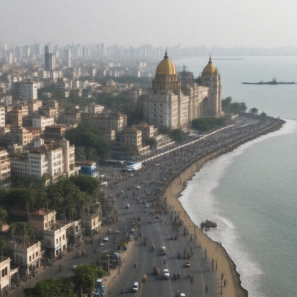 AI-created image of Mumbai City district