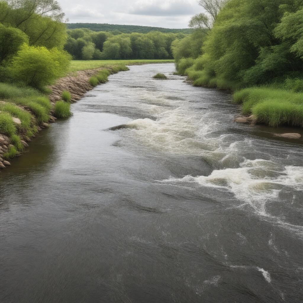 AI-created image of Mumford River