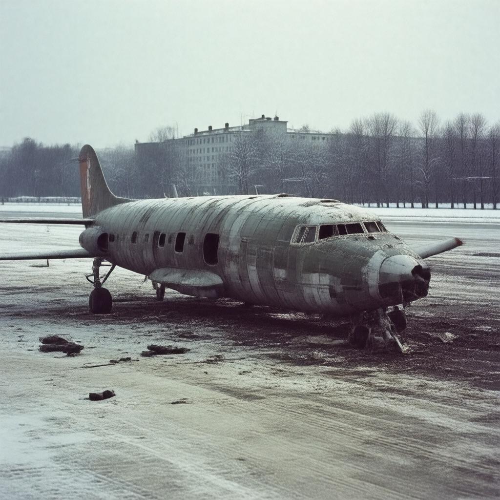AI-created image of Munich air disaster