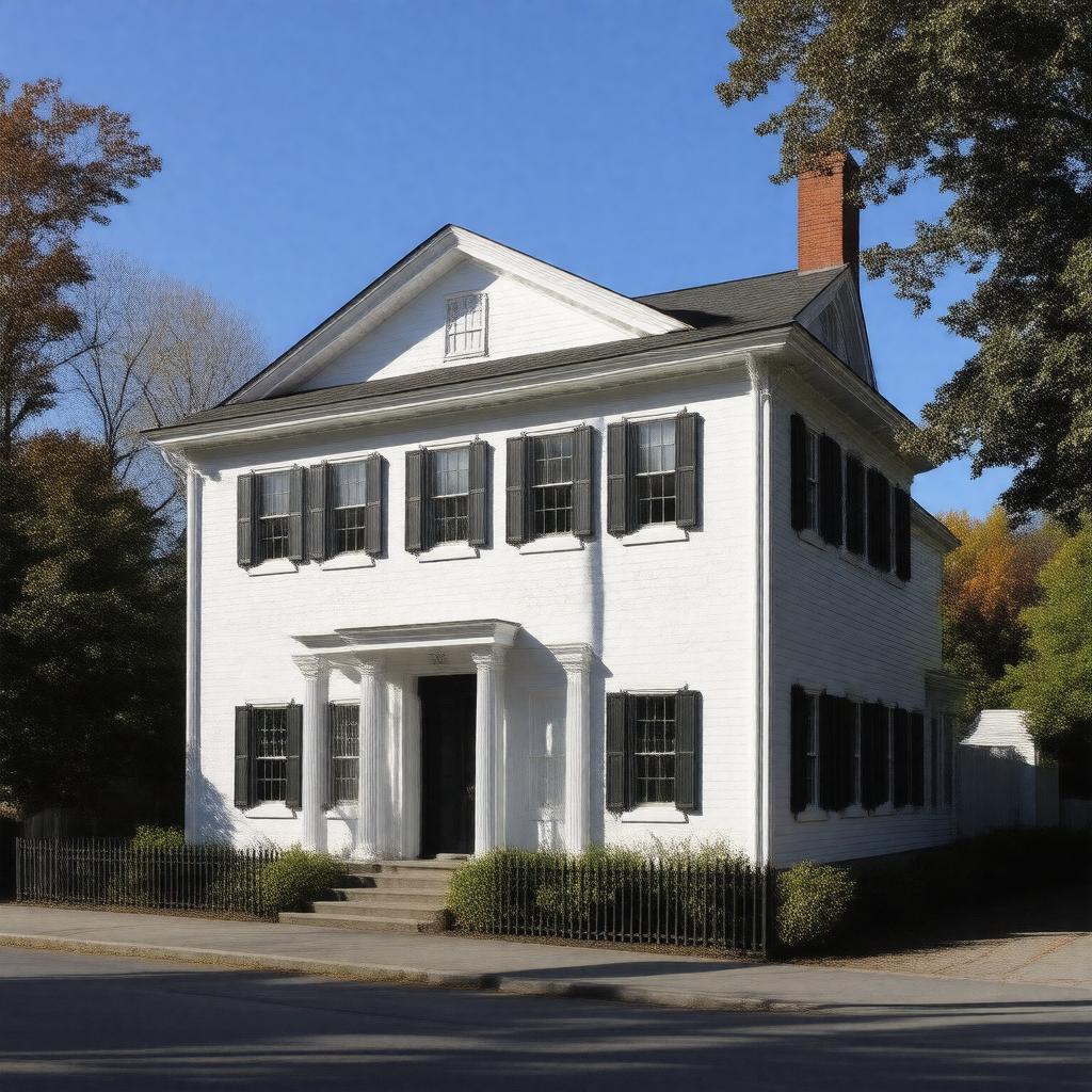 AI-created image of Munroe Tavern