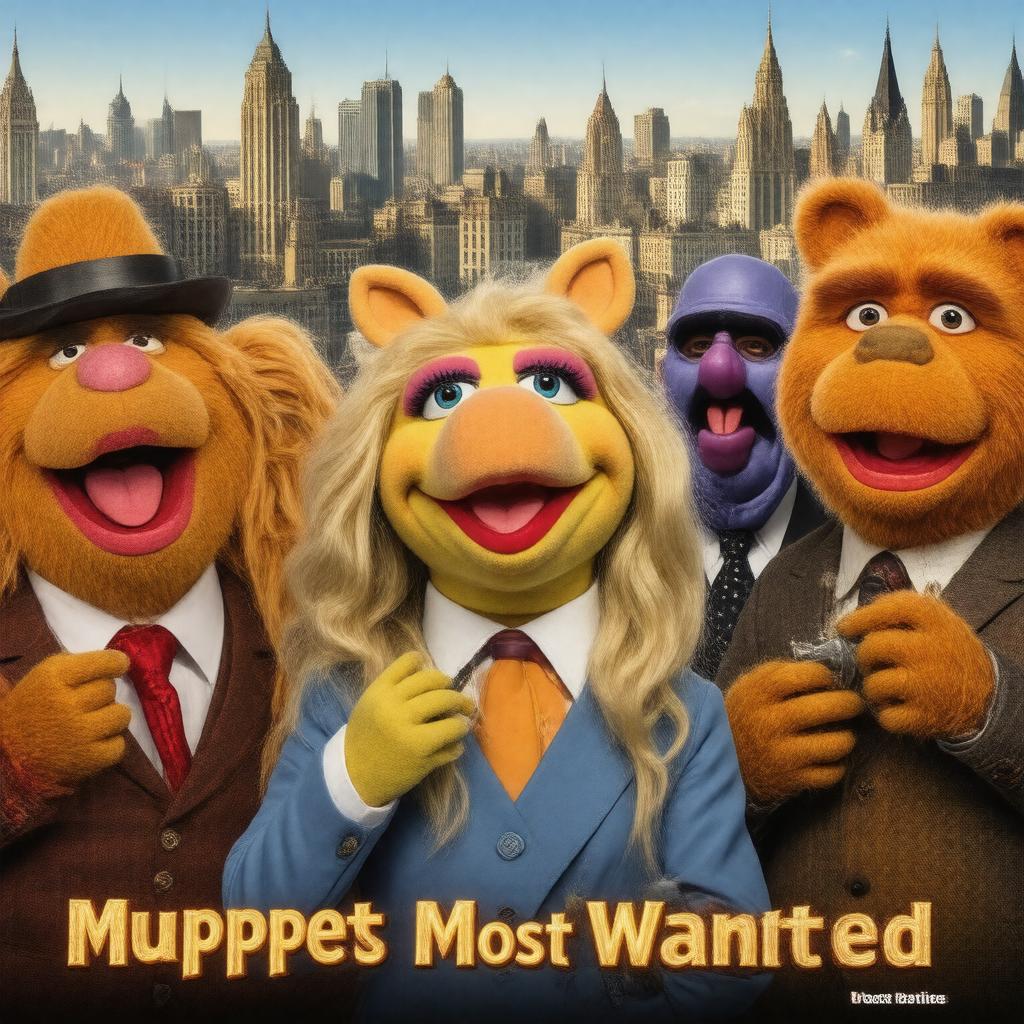 AI-created image of Muppets Most Wanted