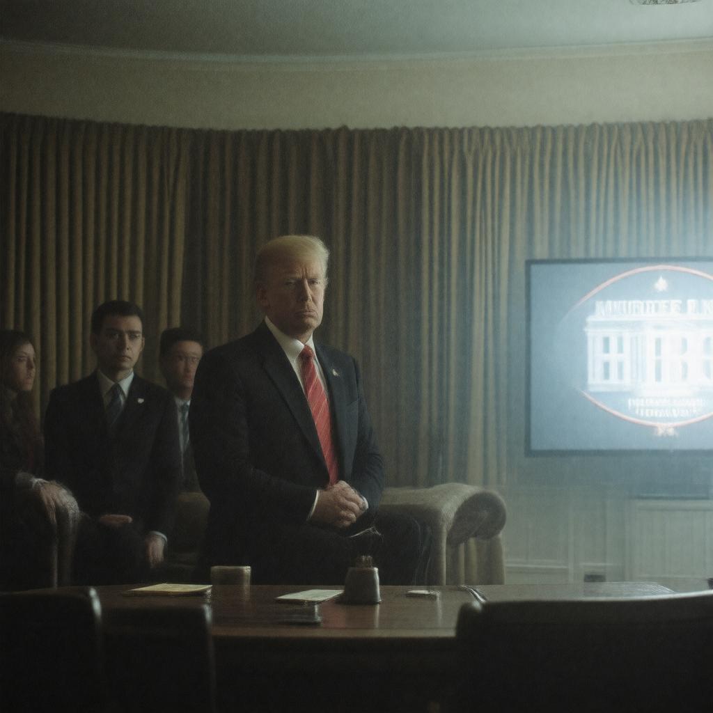 AI-created image of Murder in the White House