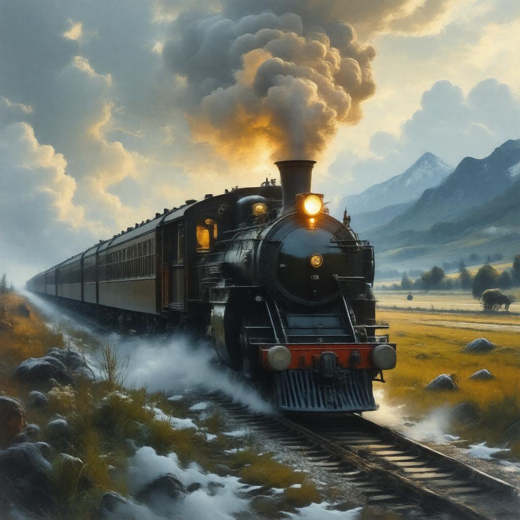 AI-created image of Murder on the Orient Express (2017 film)