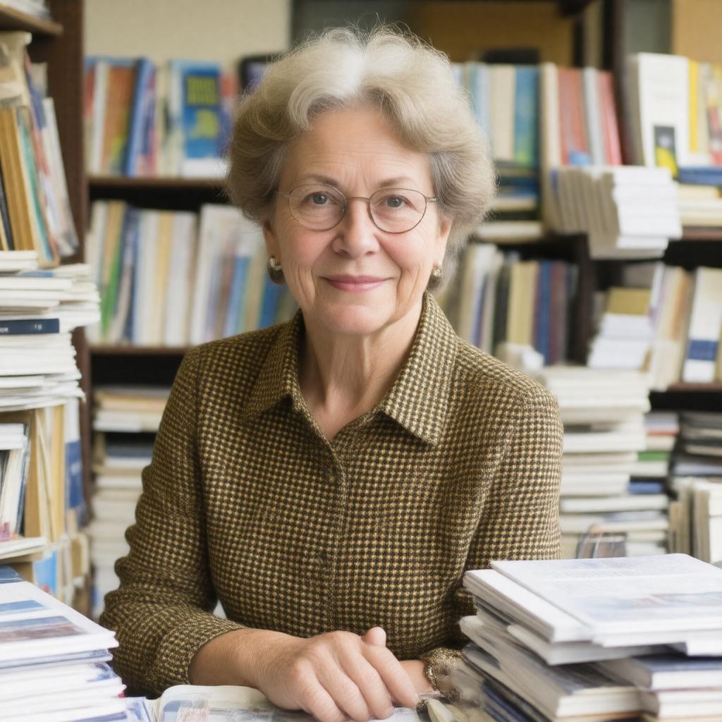 AI-created image of Muriel Anne Hopkins