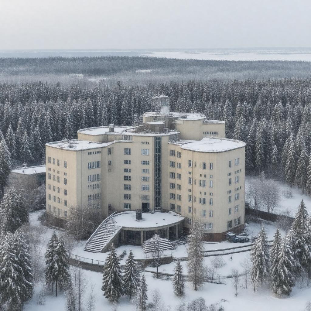 Click to view larger image AI-created image of Murmansk Arctic State University