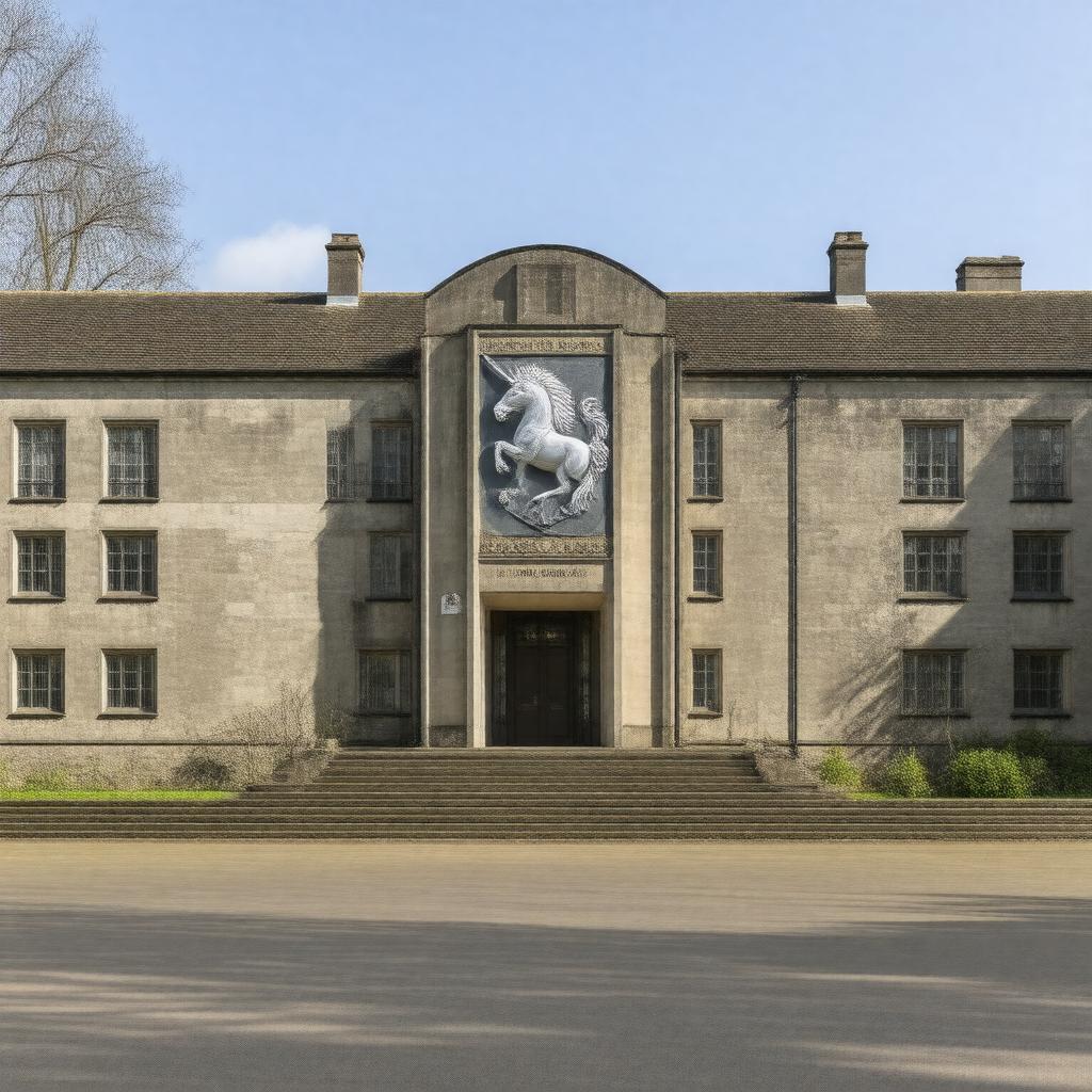 AI-created image of Murray Edwards College, Cambridge
