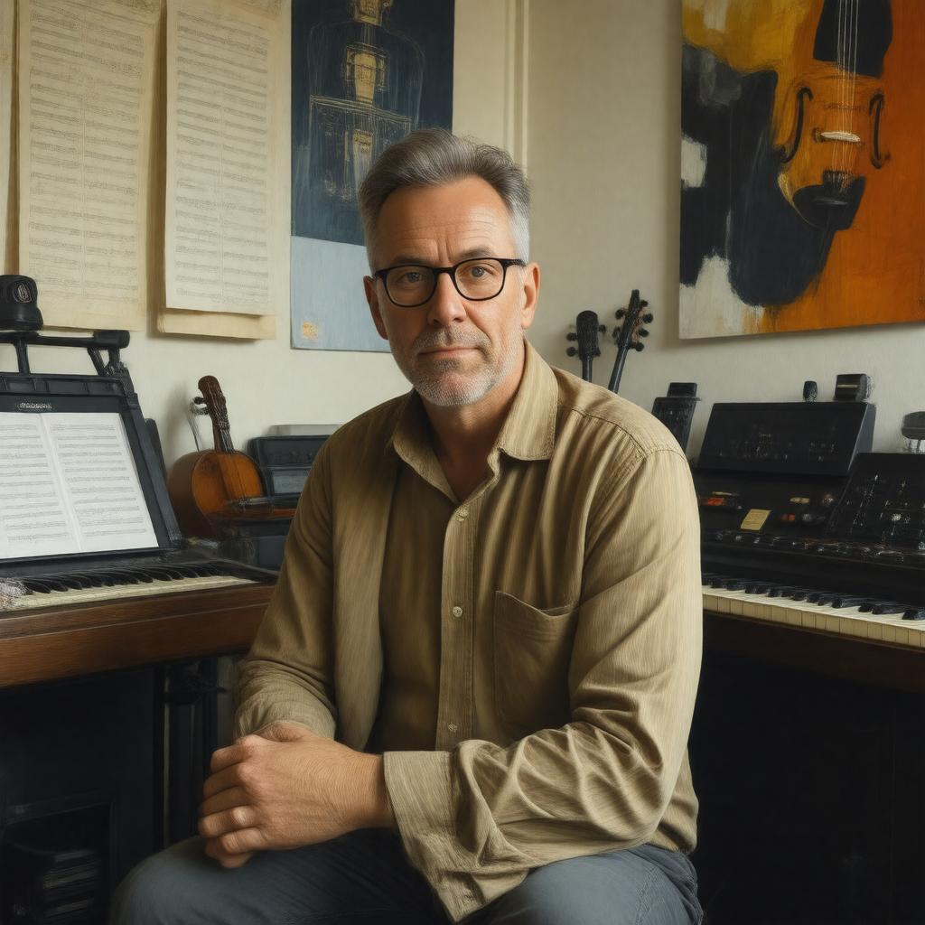 AI-created image of Murray Gold