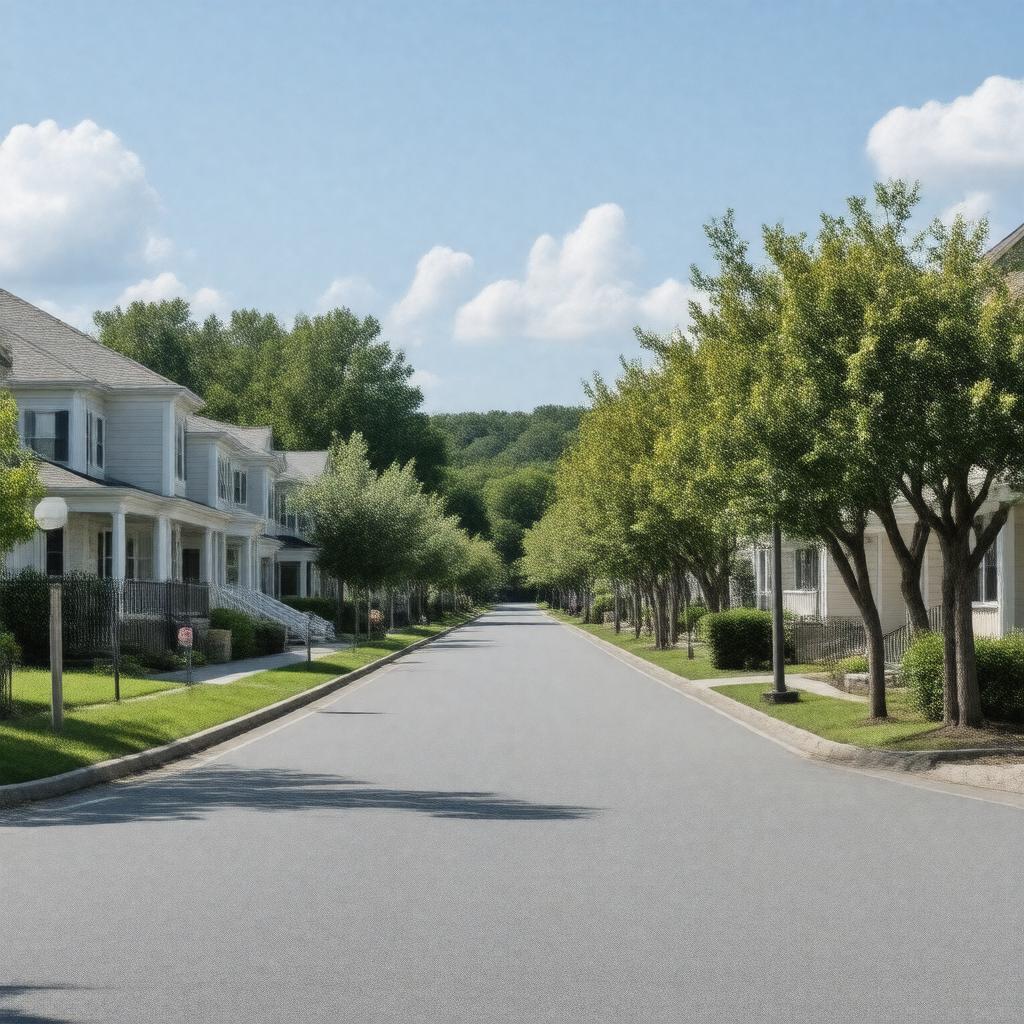 AI-created image of Murray Hill, New Jersey