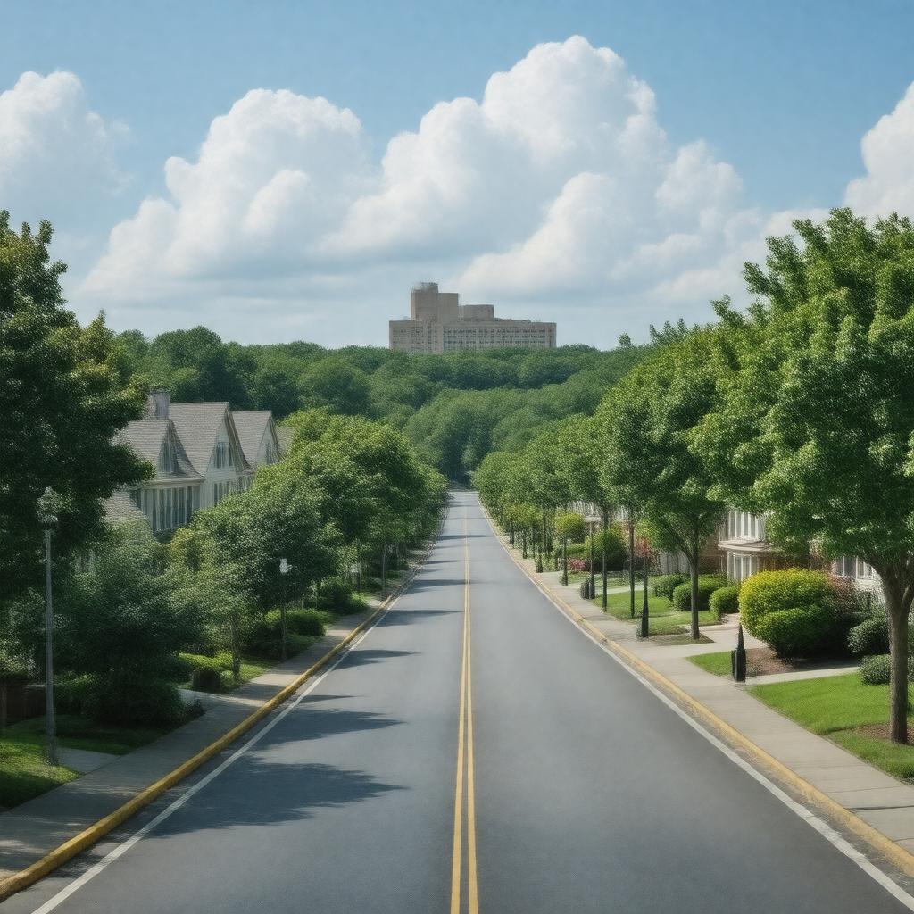AI-created image of Murray Hill, New Jersey, United States