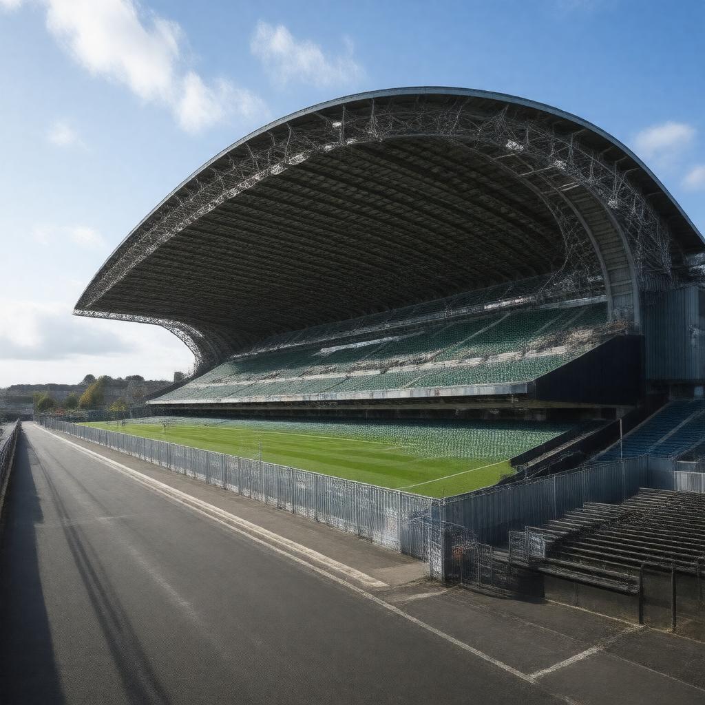 AI-created image of Murrayfield Stadium, Edinburgh
