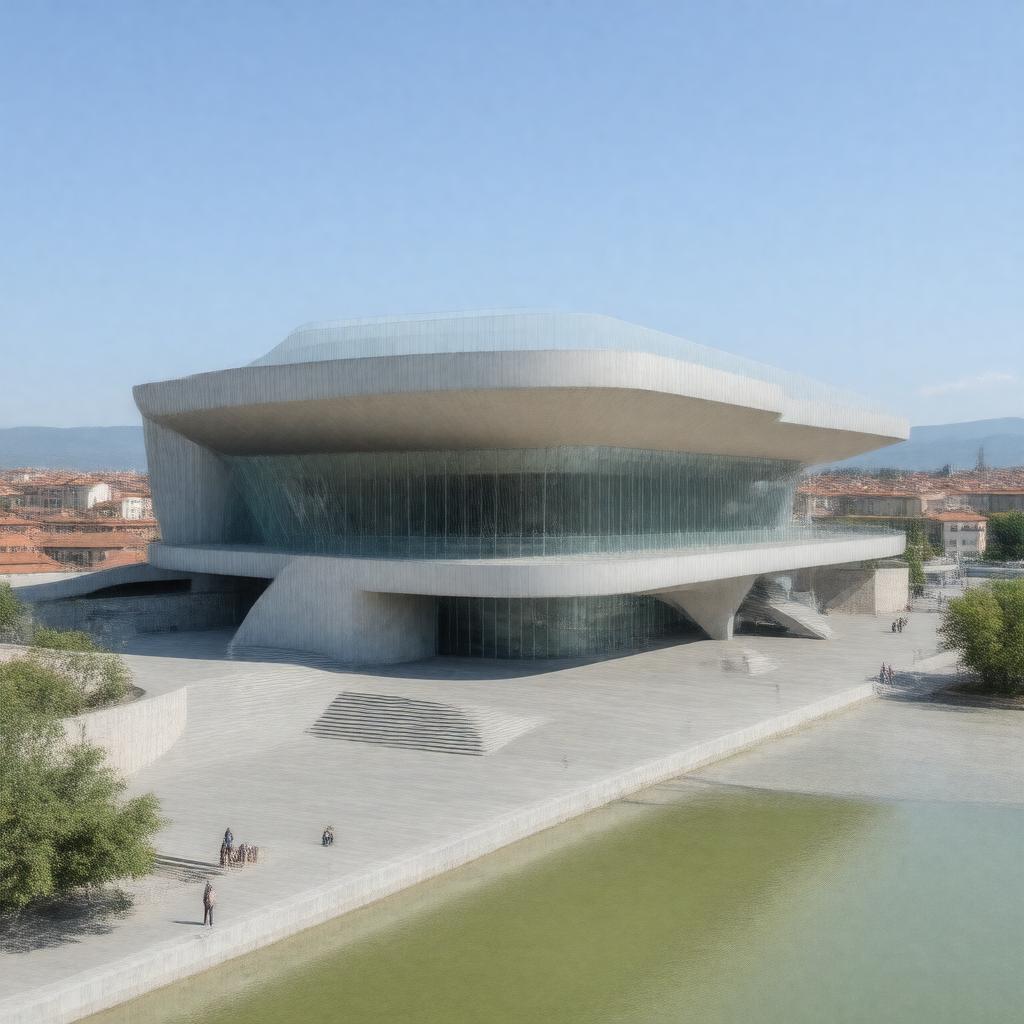 AI-created image of Musée d'Art Contemporain de Lyon