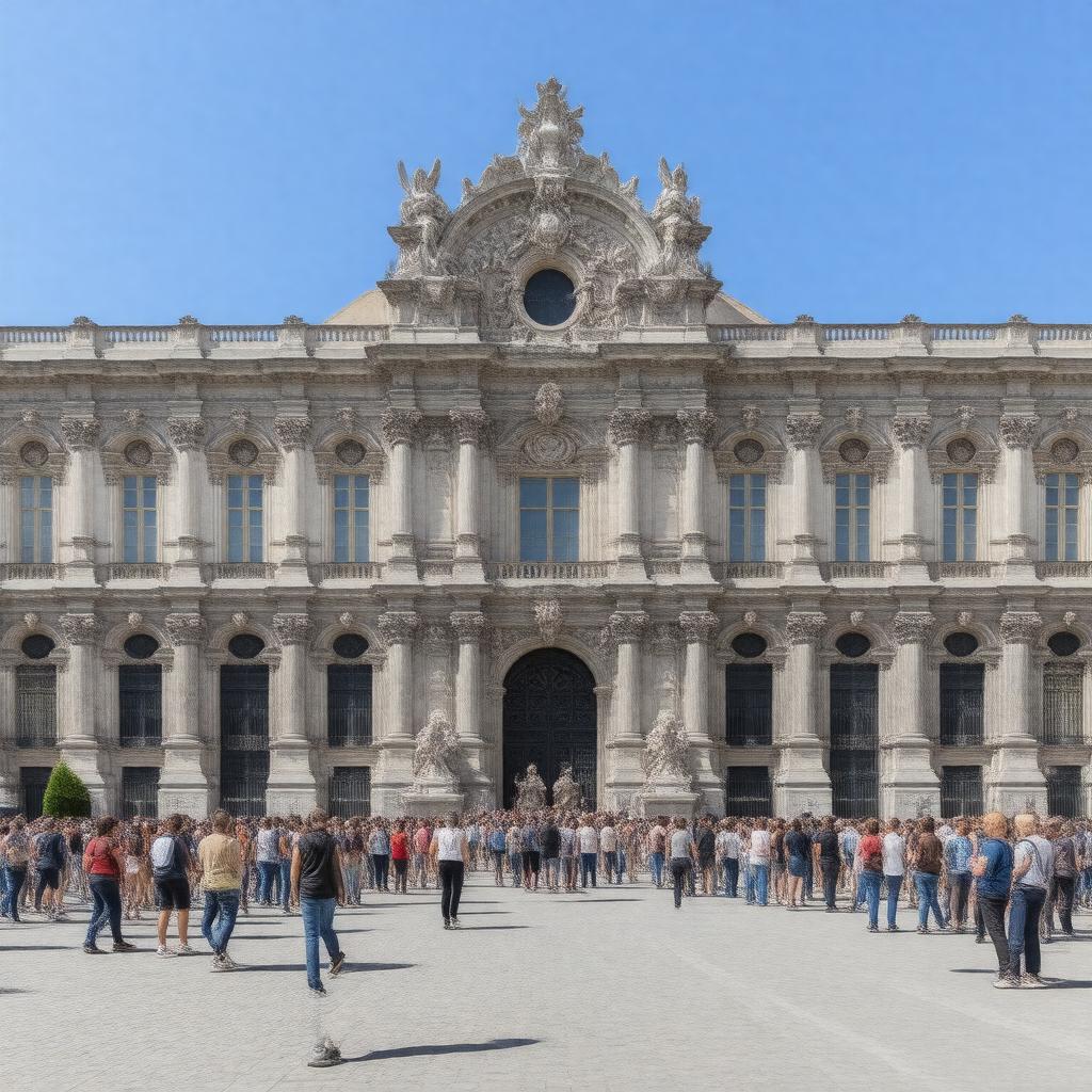 AI-created image of Musée des Beaux-Arts de Lyon