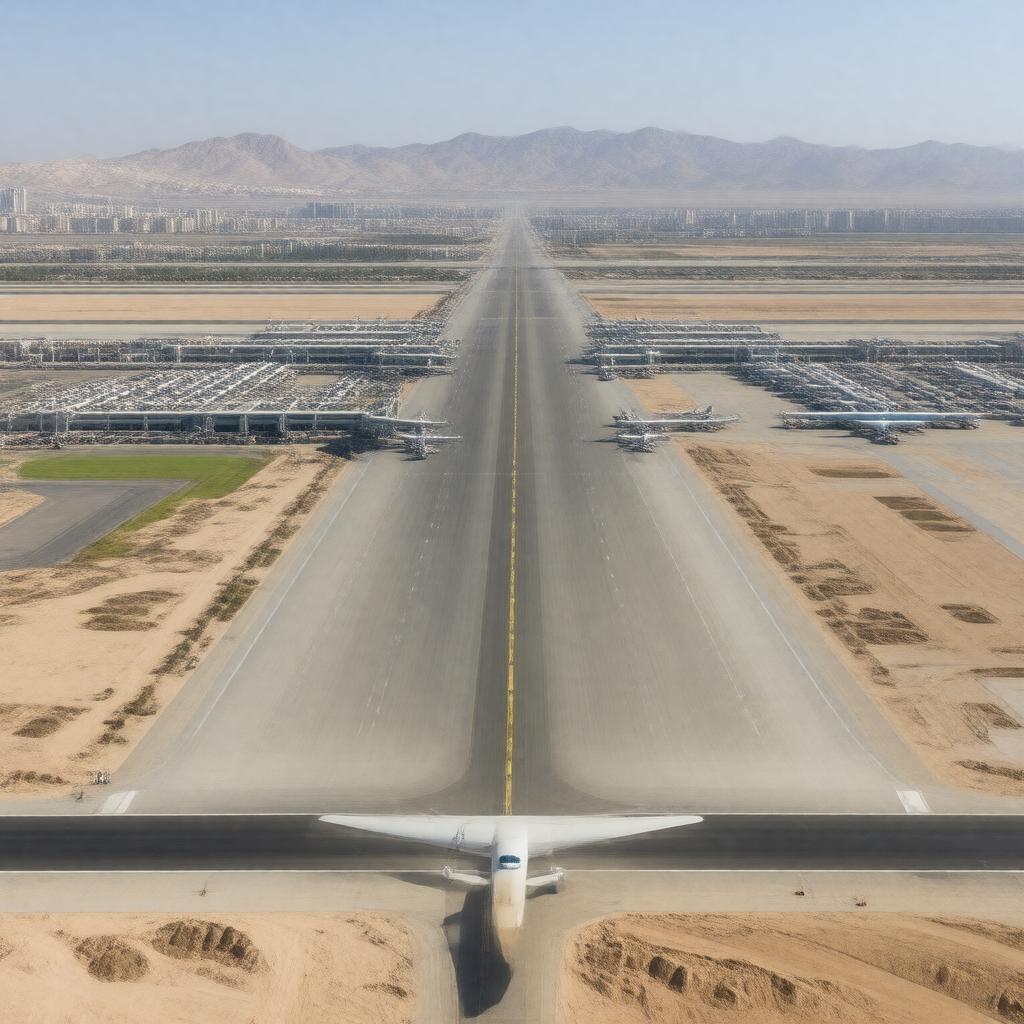 AI-created image of Muscat International Airport