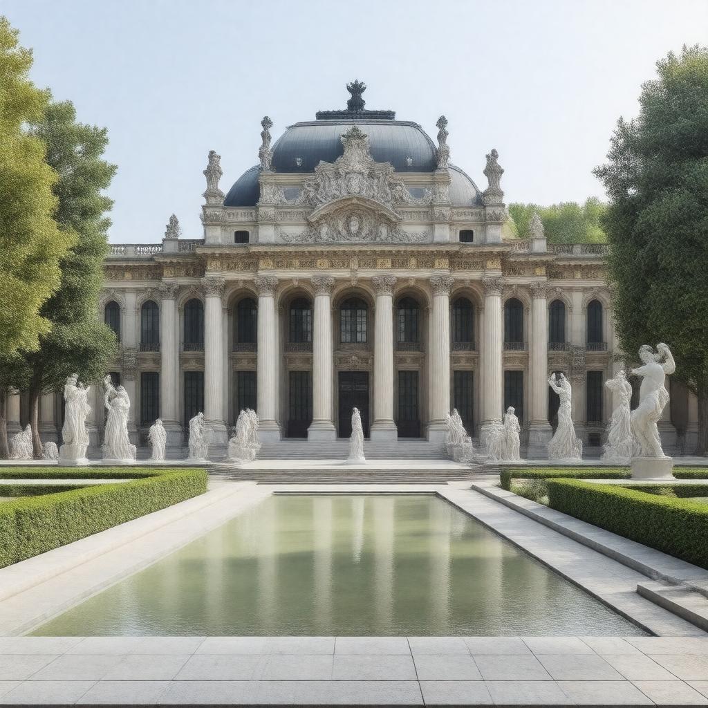 AI-created image of Musee des Beaux Arts