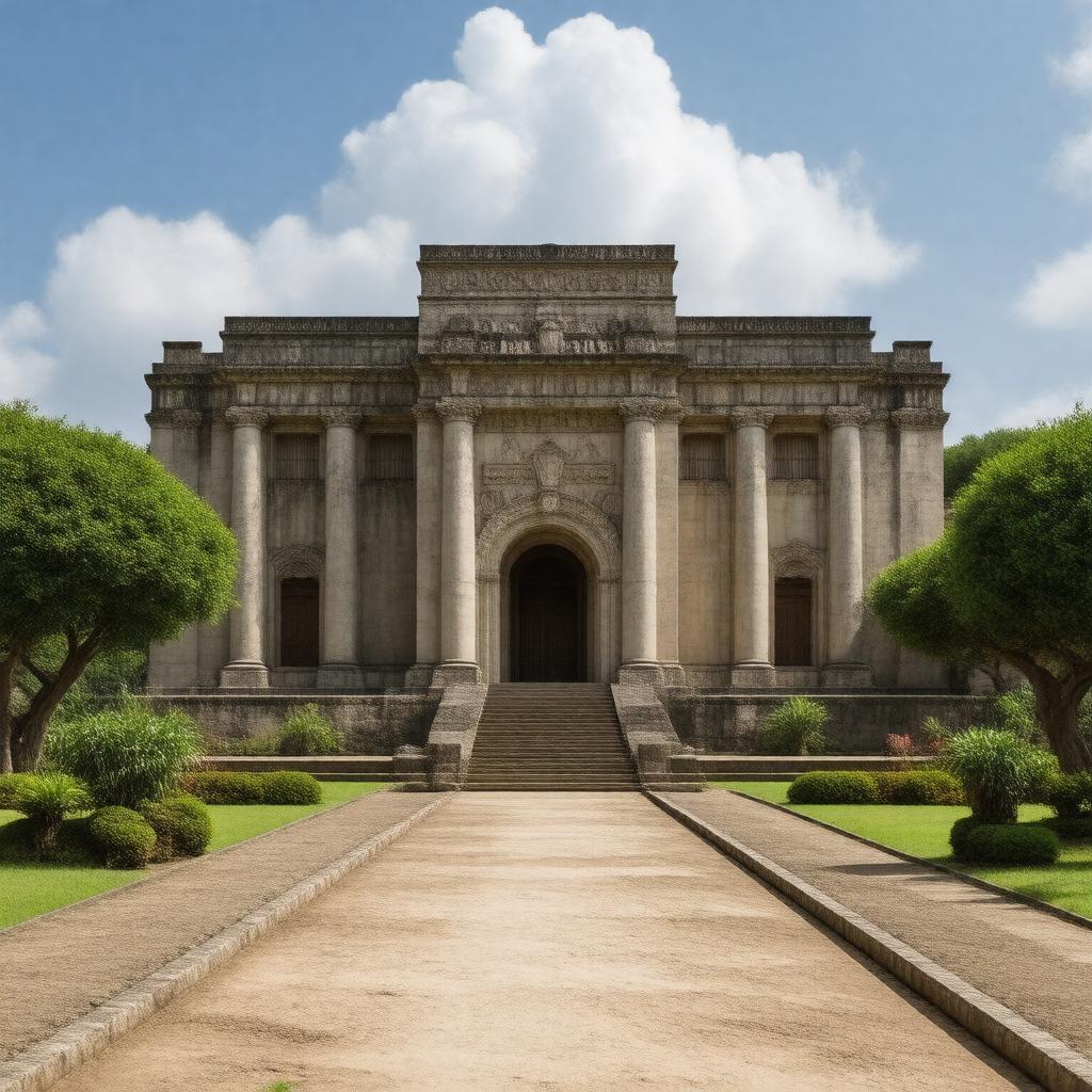 AI-created image of Museo Nacional de Antropología