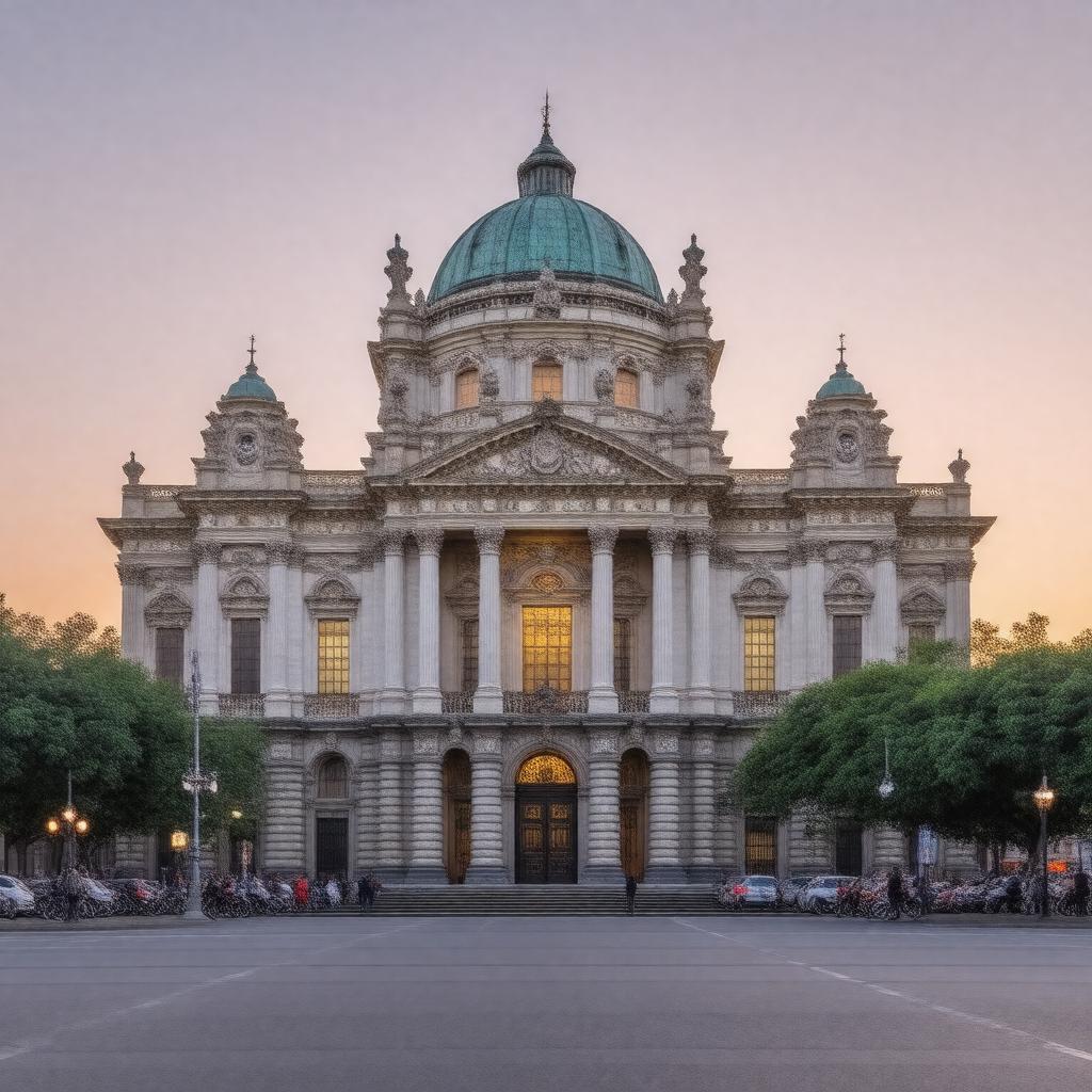 AI-created image of Museo Nacional de Arte