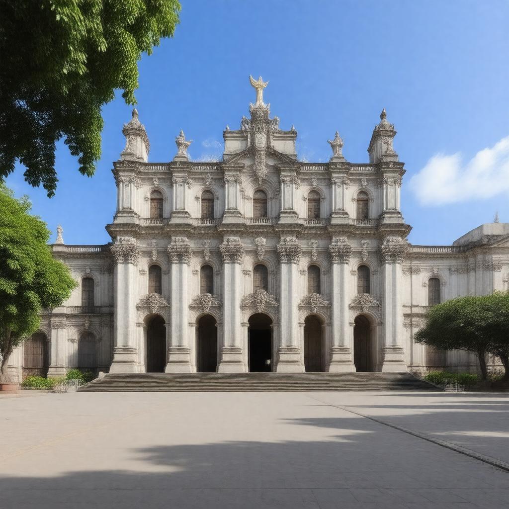 AI-created image of Museo Nacional de Bellas Artes de La Habana