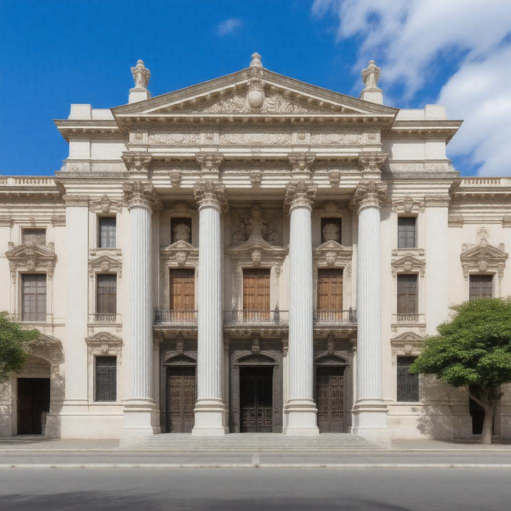 AI-created image of Museo Nacional de San Carlos