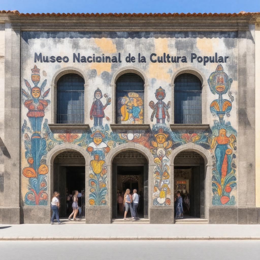 AI-created image of Museo Nacional de la Cultura Popular