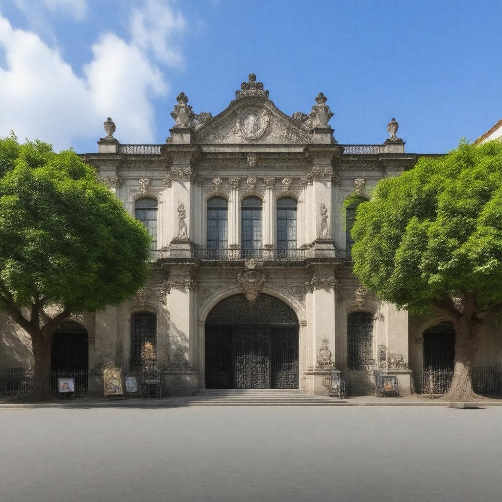 AI-created image of Museo Nacional de la Estampa